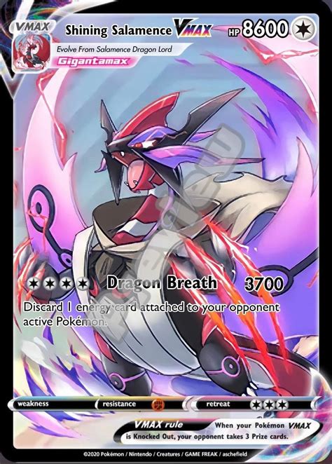 mega salamence pokemon card|salamence vmax pokemon card.